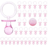 XINHUIDALSQ pacifiers pink 36pcs decor, ideal for festive baby shower table scatter