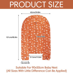 XLSXEXCL Lounger Cover back view reveals reversible rainbow design for mood options