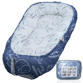 XLUXEVOGUE Baby Support Base foldable design offers portable comfort during awake play