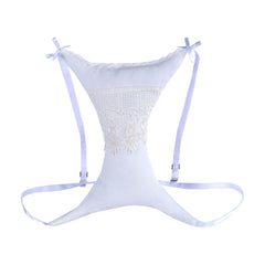 XORIA breast pillow with soft cotton cover offers gentle side-sleeper support.