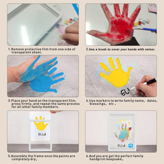 XQC handprint frame easy-installation guides quick placement of prints