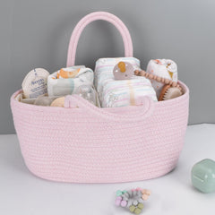 XUANGUO diaper caddy demonstrates multipurpose use as changing station organizer