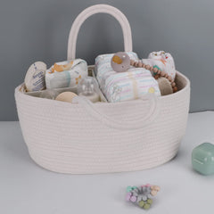 XUANGUO diaper caddy removable dividers enable flexible organization.