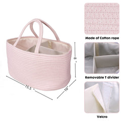 XUANGUO changing-table organizer pink emphasizes versatile nursery storage near the changing area.