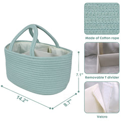 XUANGUO diaper caddy featuring long handles for easy portability