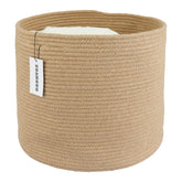 XUANGUO round 16x14 nursery bin in jute rope for tidy baby gear.