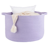 XUANGUO large cotton rope basket ideal for blanket storage in living rooms