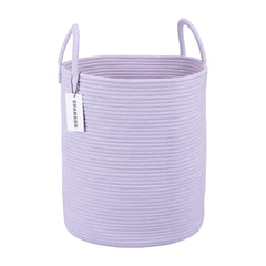 XUANGUO rope laundry basket folded shows compact storage for clothes and blankets.