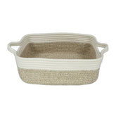 XUANGUO woven cotton rope basket handle closeup shows durable storage