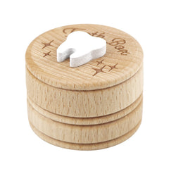 Xunboo Tooth Fairy Box open view highlighting under-pillow storage for a tooth