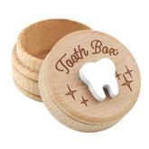 Xunboo Tooth Fairy Box top view showing cute tooth keepsake design for memories