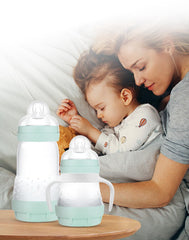 XUNICUTE soft ergonomic handles with smooth edges fit tiny hands