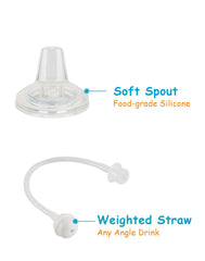 XUNICUTE cleaning brush close-up, keeps silicone parts hygienic and easy to clean.