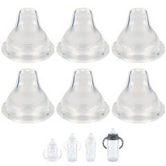 XUNICUTE replacement Nuk spout assembly closeup highlighting soft silicone tip for gentle sipping