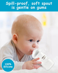 XUNICUTE Philips Avent compatibility enables seamless bottle-to-cup transition
