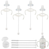 XUNICUTE sippy spout kit for Pigeon fit shows easy bottle-to-cup transition