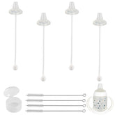 XUNICUTE sippy spout nipple soft close-up, designed for a gentle bottle-to-cup transition.