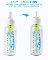 Soft spill-resistant spout by XUNICUTE gentle on gums during drinking.