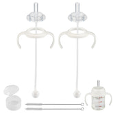 XUNICUTE straw cup soft spout compatibility fits Pigeon bottles for smooth sipping transition.