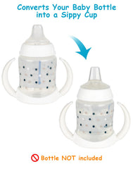 XUNICUTE weighted straw detail, helps maintain steady liquid flow for sipping.
