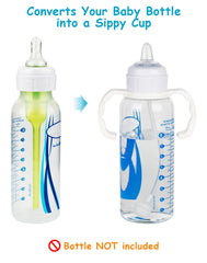 XUNICUTE Weighted Straw enables steady sipping during bottle-to-cup use