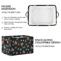XUWU collapsible canvas storage cube ideal for flexible closet or shelf use.