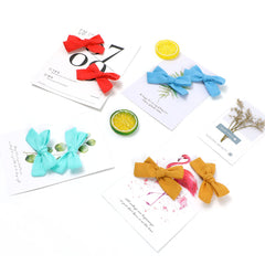 Xuxisowo baby girl bows in neutral tones ready for pigtails and ponytails