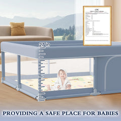 XVISHX 50x50 playpen skin-friendly fabric close-up emphasizes gentle touch on babies