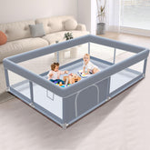 XVISHX baby playpen 65x50 space for multiple children during family playtime