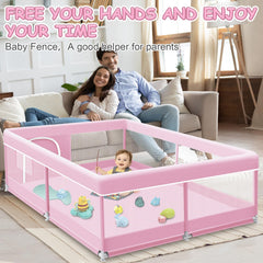 XVISHX Playpen external zip-entry allows quick access with minimal disturbance.