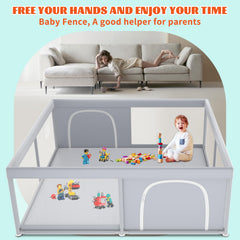 XVISHX playpen 360-vision design for easy supervision from anywhere.