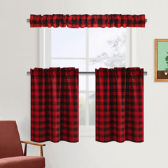 XWZO Sleeve Topper ruffle header detail highlights chic, layered look for kitchen and dining windows.