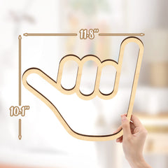 Xylolfsty Shaka decor for kitchen, bathroom, or bedroom with Hawaii vibe.