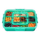 Xyptorix Snack Box with 12 adjustable compartments for varied snacks