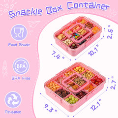 Xyptorix snack box container dishwasher-safe for easy cleanup after activities.