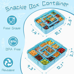 Xyptorix Snack Box dishwasher-safe design simplifies cleanup after school or picnics