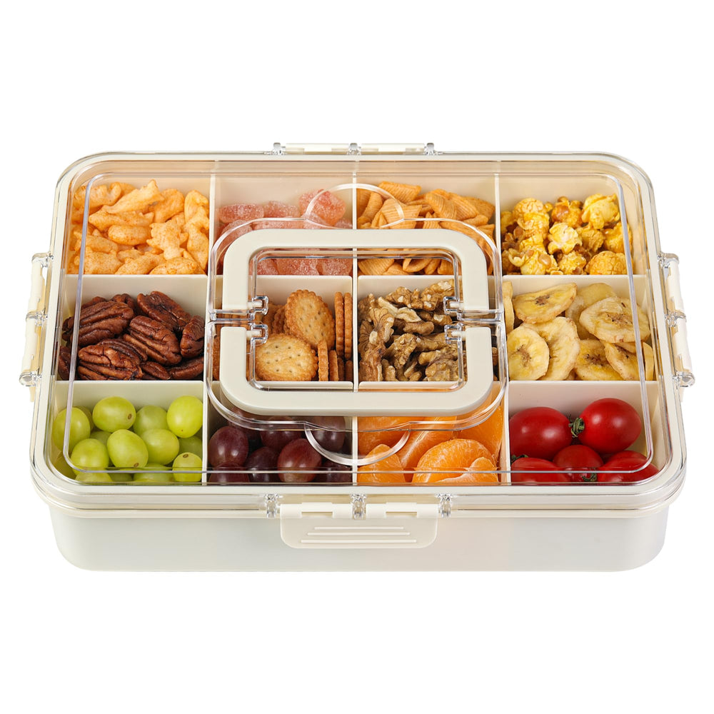 Xyptorix snack box for kids with adjustable dividers for organized snacking.