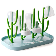 XYW Baby Bottle Drying Rack assembly view highlights quick setup on the counter.