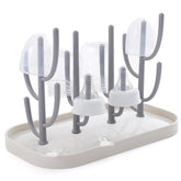 XYW bottle drying rack countertop keeps bottles organized for quick air drying.