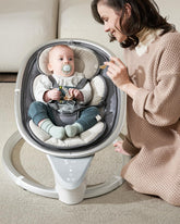 Yacul electric baby swing motion-5 soothing five-motion setup for calmer naps.