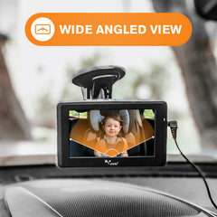 Yada night vision shows baby clearly in low light for safer driving