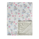 Yagle Mate elephant print close-up showing ultra-soft fabric for newborn snuggles.