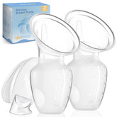 yahaa 2 sets manual breast pump kit ready for convenient on-the-go expression and collection
