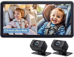 Yakry 2Kids front headrest camera for hands-free monitoring on the road.