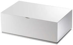 Yamazaki Veil White 7862 lid closeup shows stylish wipes storage