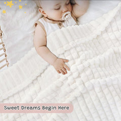 Yameishy luxury baby blanket with diamond pattern boosts crib décor and soft comfort.