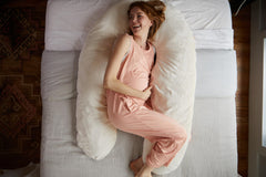 YANA shredded gel-fill inside reveals cooling, moisture-wicking comfort through the night