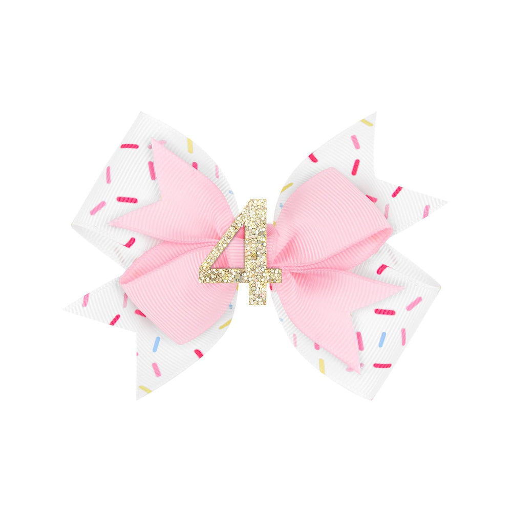 YanJie 4-inch baby hair bow for daily wear and celebrations.