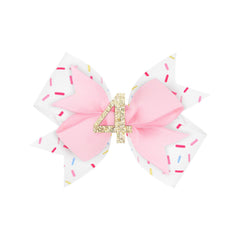 YanJie 4-inch baby hair bow for daily wear and celebrations.