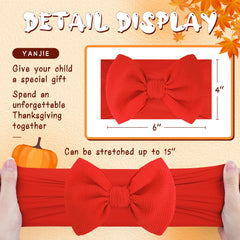 YanJie baby girl hair bow set of 2 for coordinated looks.